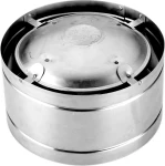 Selkirk® 5RV-HWT RV Series 5 Gas Vent Cap - Snap Lock, Galvanized Steel / Aluminum, Category I