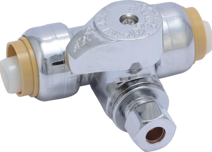 SharkBite™ 24985 3/4 x 3/4 x 1/4 in Push-to-Connect Tee Stop