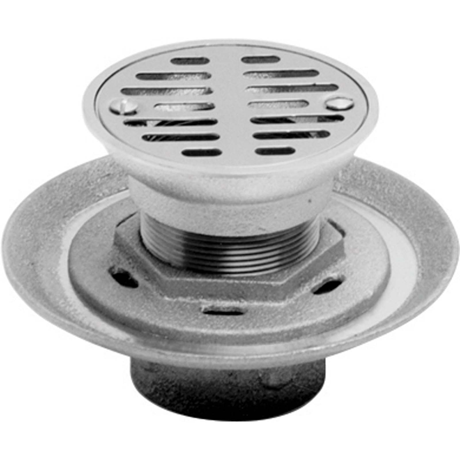 Wolverine Brass® 51287W 2" FIP Cast Brass Shower Drain with Shower Pan Ring