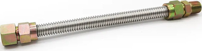 Easyflex® EFGC-012-SS-1011-18 1/2 in Gas Connector - 18 in L, Uncoated