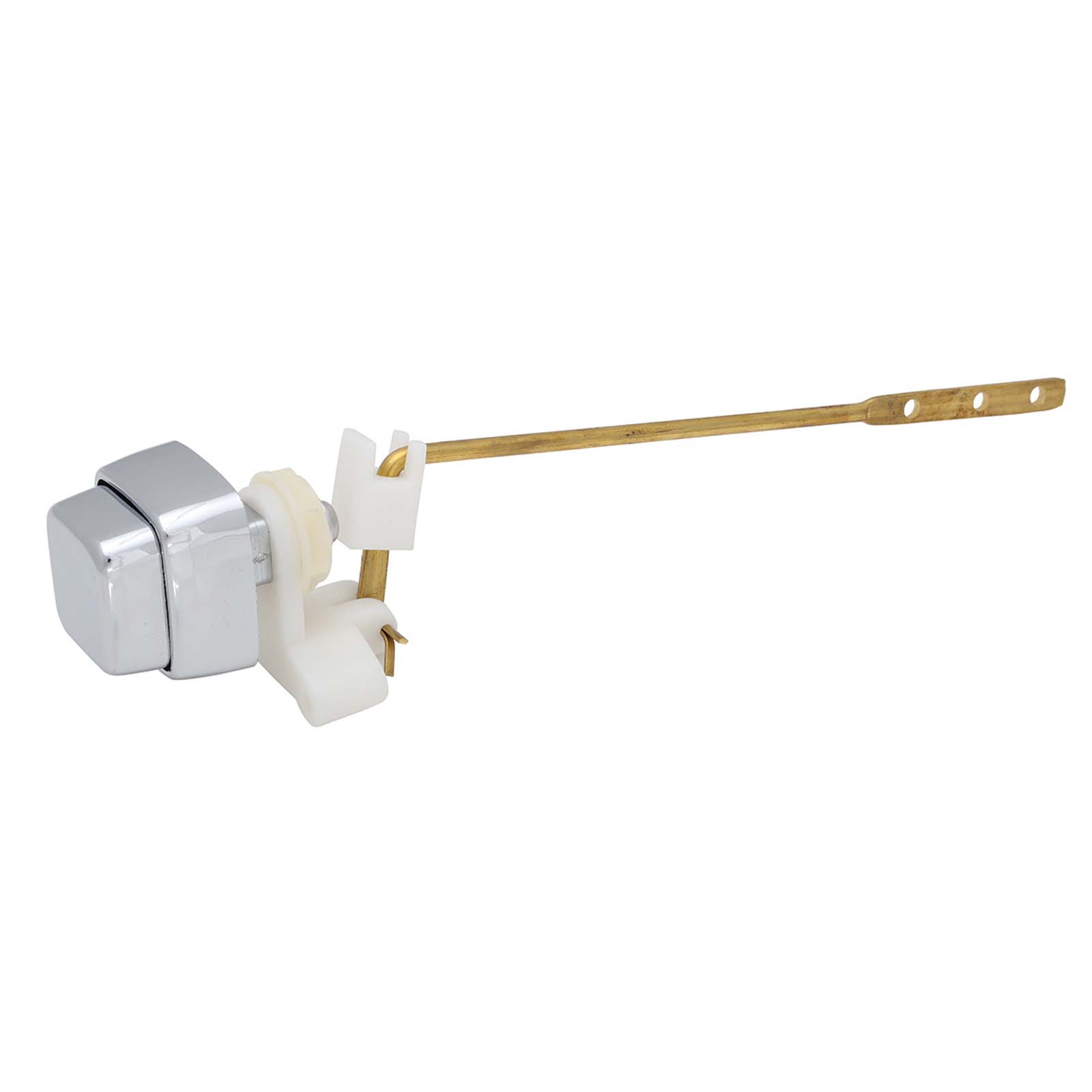 Wolverine Brass® 51835W Brass Push Button Tank Lever Handle, 8", Side Mount, Chrome Plated