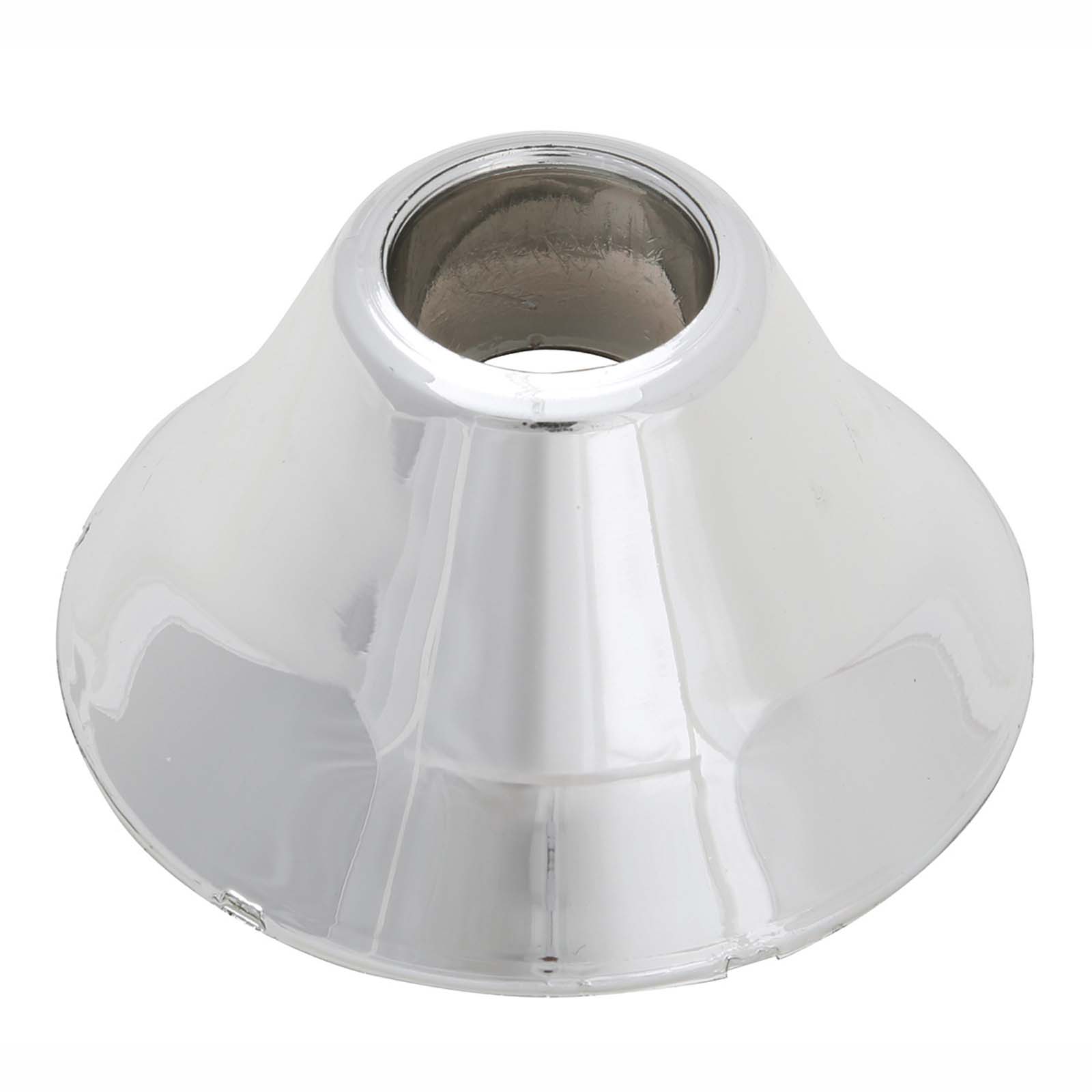 Wolverine Brass® 52328C 1/2" Hole ID x 2.3" OD Chrome Plated Plastic Deep Bell Escutcheon