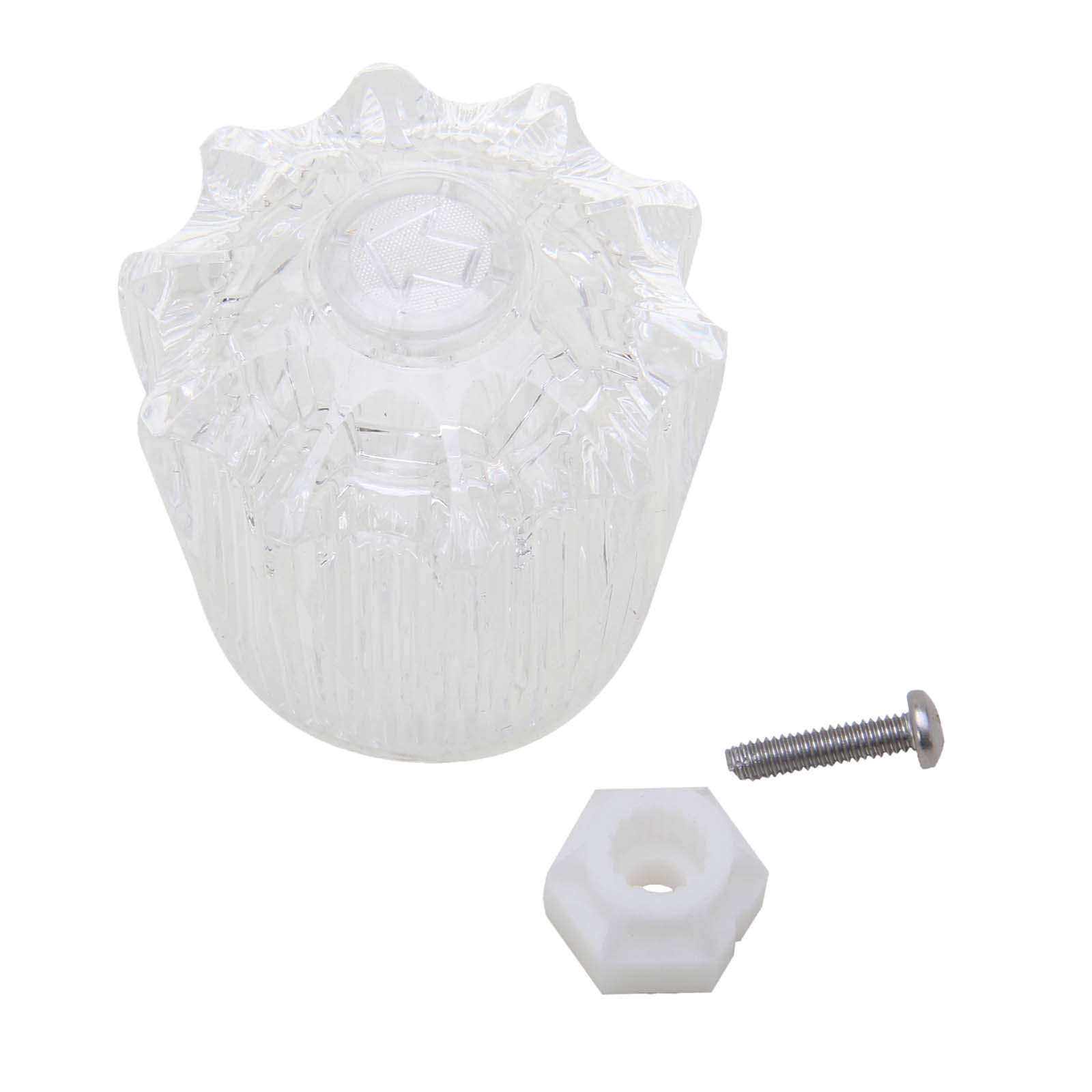 Wolverine Brass® 52895W Wolverine Brass 52895W Acrylic Diverter Handle for Encore & Finale Two, Three Handle Fixtures, Clear