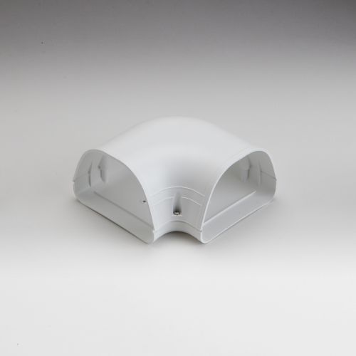 RectorSeal® 84111 Fortress Elbow Cover - 4.5 in ID, 6.25 in L, White, Snap-On, PVC