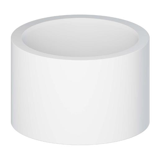 TIGRE 56037W 2HUB PVC DWV REPAIR COUPLING