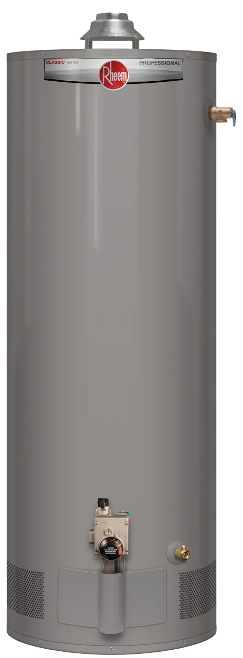 Rheem® PROG40-32P RH62 H Professional Classic 40 gal Gas Water Heater - 32,000 BTU/h, Low NOx, 58.5 in H