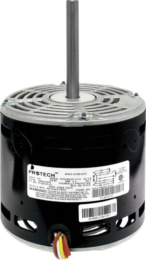 Rheem® 51-102500-01 1/2 HP 1,075 RPM 120V 1 ph Blower Motor