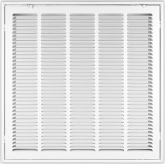RectorSeal® FG1-12X12 FG Series 4-Way Filter Grille - 12 x 12 in, White, Stamped Face