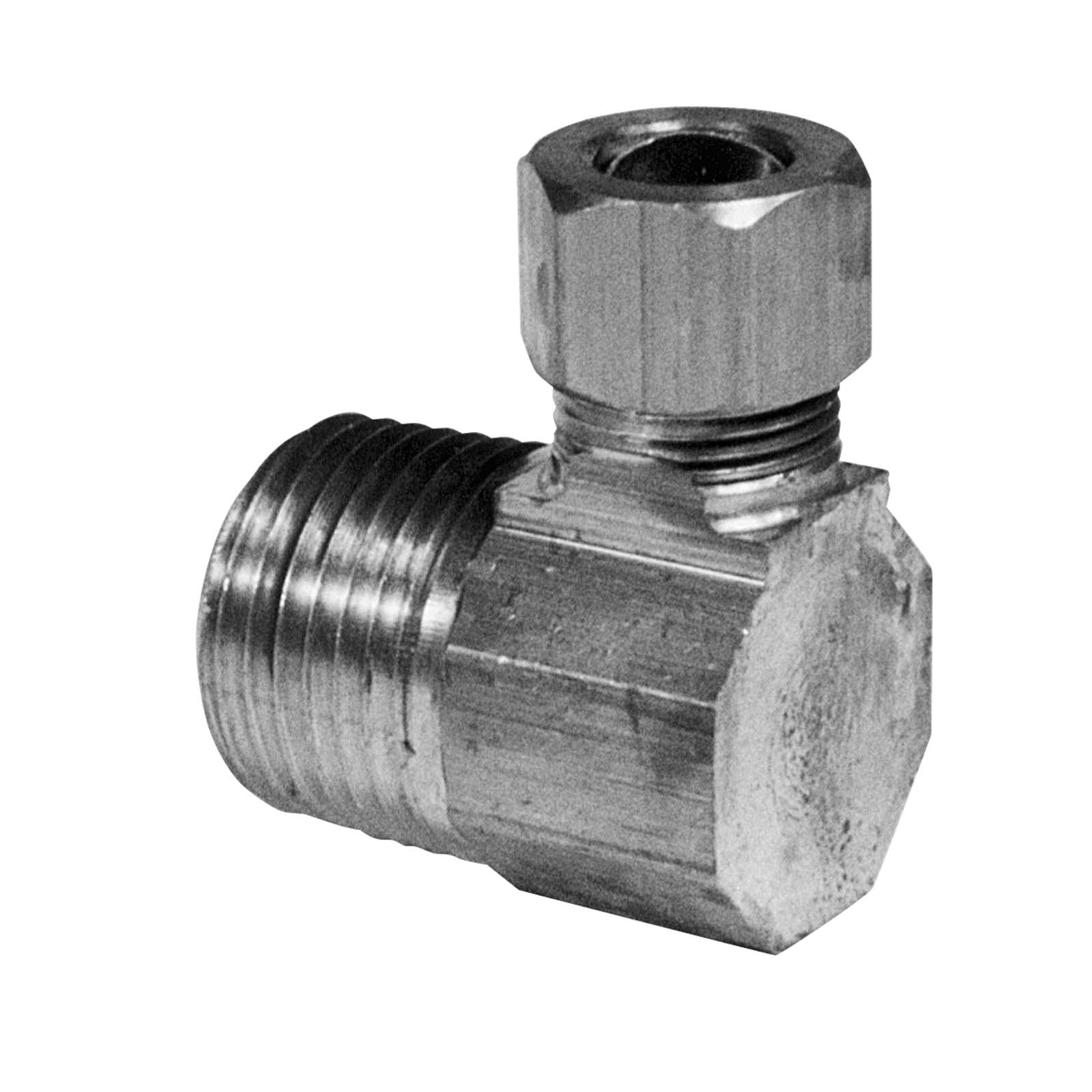 Wolverine Brass® 83124NL 3/8" OD Comp x 1/2" MIP 90 deg Brass Elbow