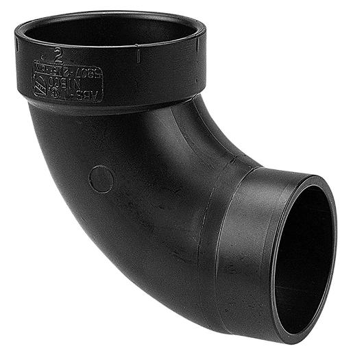 NIBCO® 83524 2 X 2 SPIGOT X HUB ABS DWV