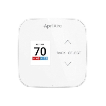 Aprilaire® S84NSU Programmable Thermostat, 24 V, 1H/1C, 2H/1C-Stage, Battery, C-Wired, Color Graphical Display, 2.5 A