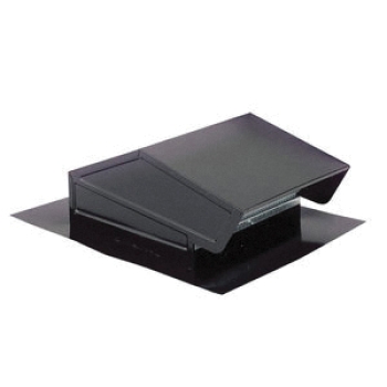 Broan-NuTone® 634 Roof Cap With Backdraft Damper, Bird Screen, For Duct Size: 3-1/4 x 10 in, 18-3/4 in Length, Steel
