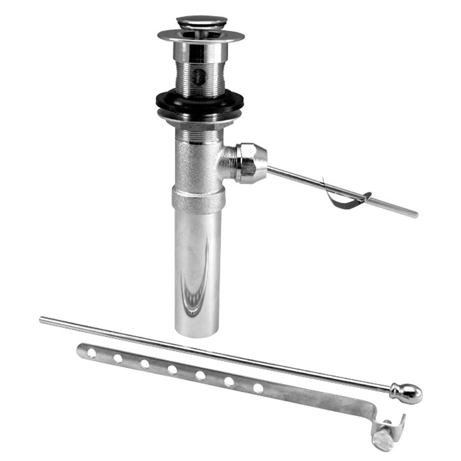 Wolverine Brass® CP03000 Brass Pop-Up Assembly, Cap & Flange, 17 Gauge, Chrome