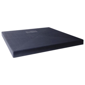 DiversiTech® E Lite® EP3030-3 Equipment Pad, 528 lb Load, 3 in H, 30 in W, 30 in D, Polypropylene, Square, Subtle, Black