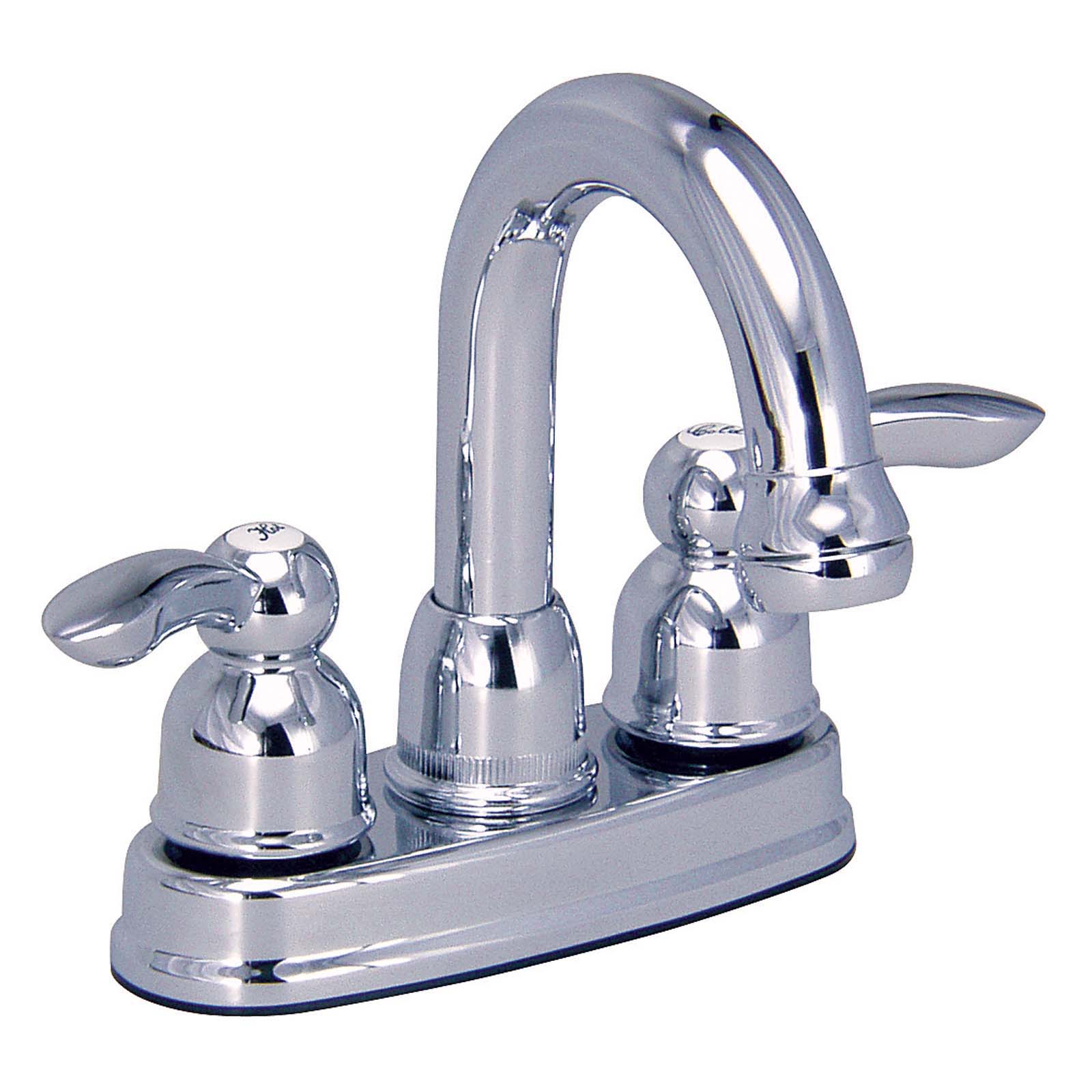 Wolverine Brass® ESL1360 Essence Two Handle Centerset Swing Spout Bathroom Faucet With Pop-up, Chrome