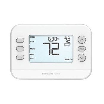 Honeywell Home TH2110U4004/U Programmable Thermostat, 20 to 30 V, 1H/1C-Stage, Battery, Hardwired, AA, Large Display
