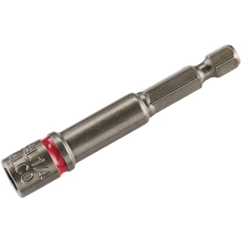 Malco® MSHL14T Long Magnetic Hex Driver, 1/4 in Nut, Hex Drive, Magnetic: Yes, 1/4 in Shank, 2-9/16 in Length