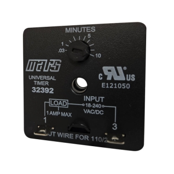 Mars® M32392 Delay-On-Break Timer, 18-240 V, 1 A, Quick Connect Terminal Electrical Connection, 50/60 Hz Frequency