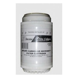 Nu-Calgon 4706-87 NP24PC Cartridge, 10 Um, 65 Gpd Capacity, Activated Carbon, Micromet Media