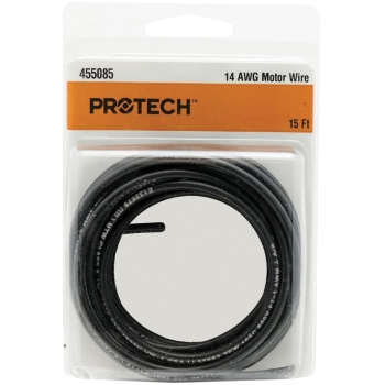 PROTECH™ 455085 Hook-Up-Wire, 14 AWG Wire, 15 ft L, 600 V, Stranded, Black Jacket, Hook-Up-Wire