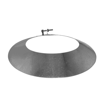 Southwark 1428 Storm Collar, Round Duct 1, 8 in Connection Size 1, Round Duct 2, Steel, 26 ga Gauge, 3/4 in D, 8 in Dia