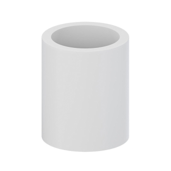 Tigre 429-007 Coupling, 3/4 in, 3/4 in, Slip, Slip, PVC, White, Schedule/Class: SCH 40, Coupling