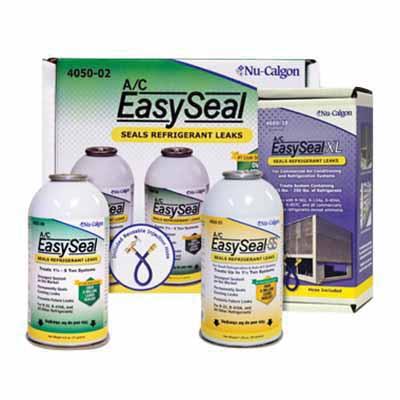 Nu-Calgon 4050-02 Easyseal Refrigerant Leak Sealant, Gas, Colorless, Amine
