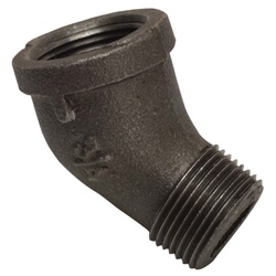 Wolverine Brass® 55192 BLACK IRON 45 STREET