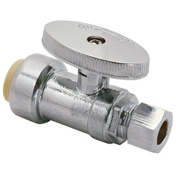 Wolverine Brass® 54071NLW 1/2 COMPRESSION X 3/8