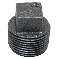 Wolverine Brass® 55156 BLACK IRON SQUARE HEAD PLUG