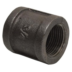 Wolverine Brass® 55166 BLACK IRON COUPLING 1/2FIP