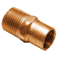 Wolverine Brass® 55374X 1/2 MIP X COPPER PROSERIES