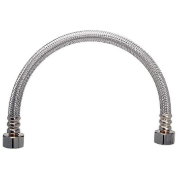WOLVERINE BRASS® ProSeries 57577US Faucet Connector, 16 in Length, 1/2 in Connection Size 1, Connection Type 1: FIP