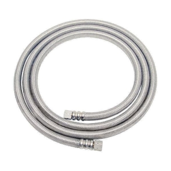WOLVERINE BRASS® 57645US Flexible Connector, 6 ft L, 1/4 in Connection Size 1, Connection Type 1: OD Tube