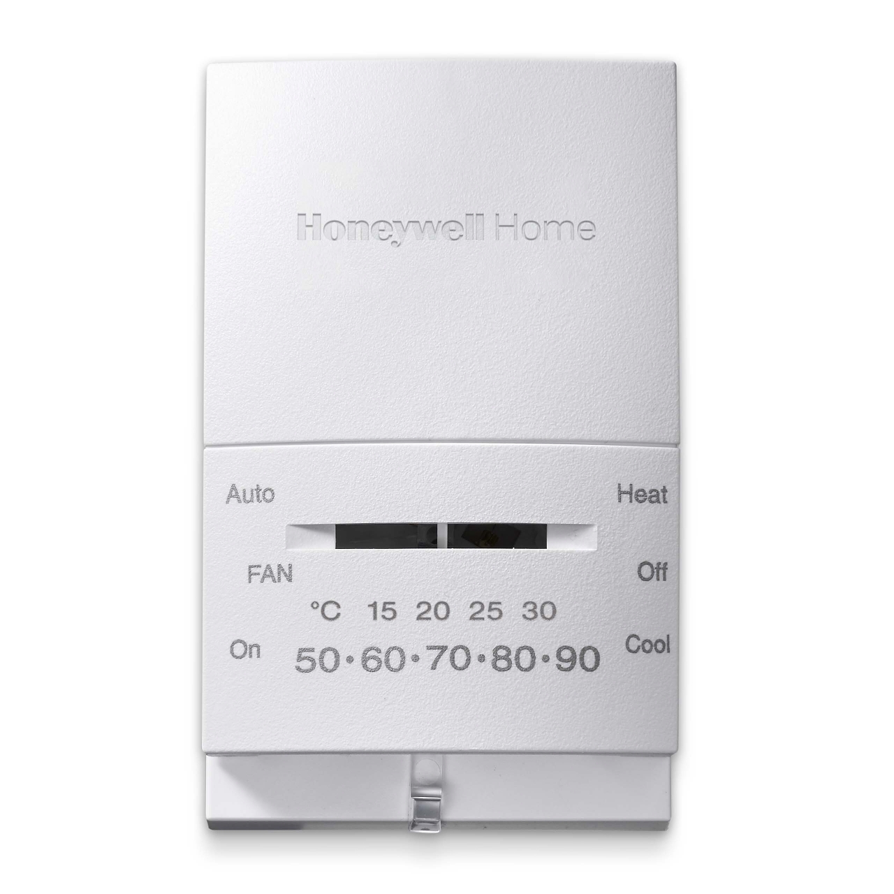 Honeywell T834N1002/U Econostat Non-Programmable Thermostat - 1H/1C, Analog Dial, Hardwired, White