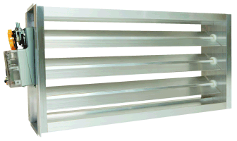 EWC® 10X14 ND ND Series 10 x 14 in Rectangular Zone Damper - Opposed Blade, Non-Spring Return, 24V