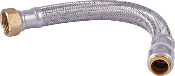 SharkBite™ U3088FLEX18LF SharkBite 3/4 x 3/4 Flexible Water Heater Connector - FPT x Push-to-Connect