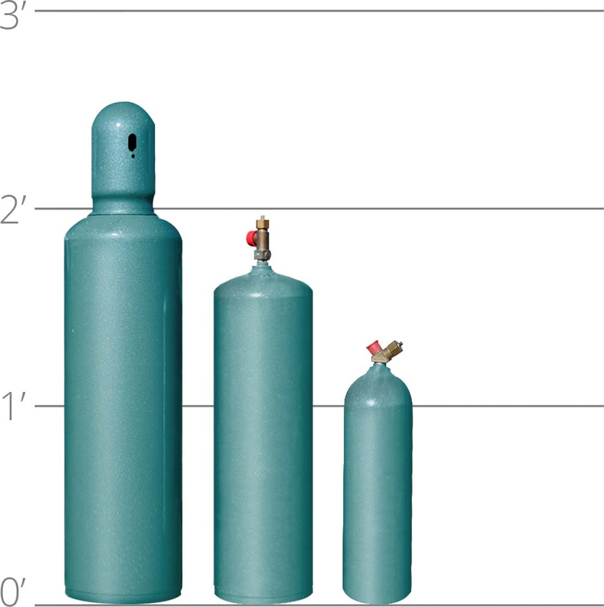 General Air Products ACMC 10 cu ft Acetylene Cylinder - CGA-200