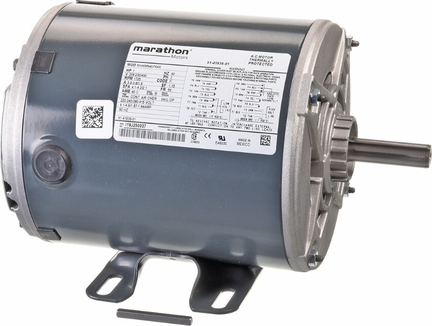 Rheem® 51-41936-01 1 HP 1,725 RPM 208/230/460V 3 ph Blower Motor