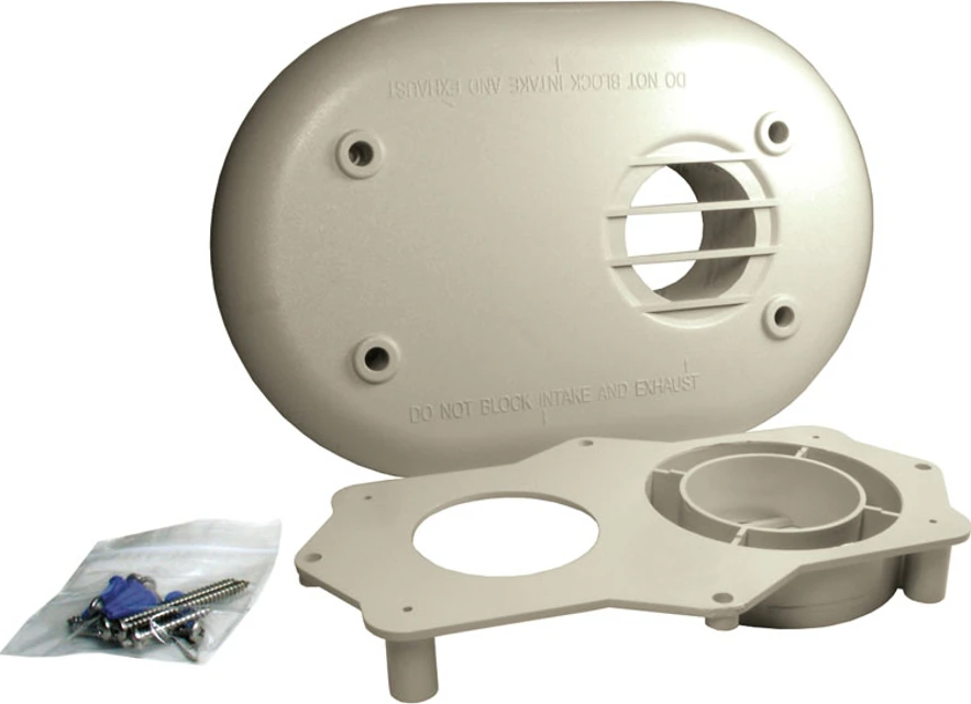 Rheem® RXGY-G02 Direct Vent Sidewall Termination Kit - 2 in