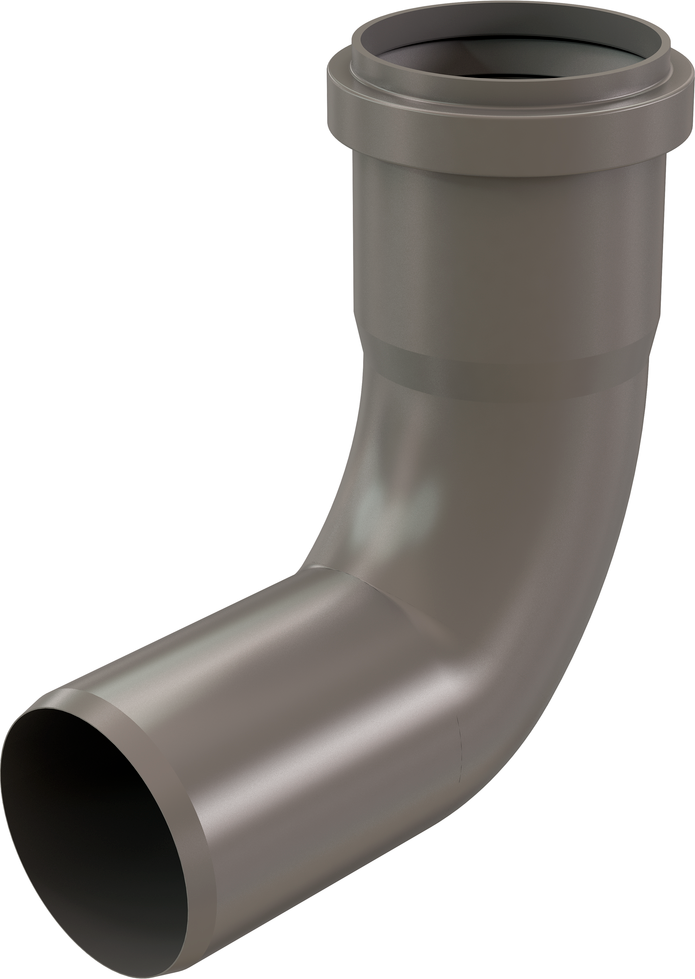 Centrotherm ISELL0287 InnoFlue 2 x 2 Gas Vent Elbow - Slip, PPs, Category II / Category IV