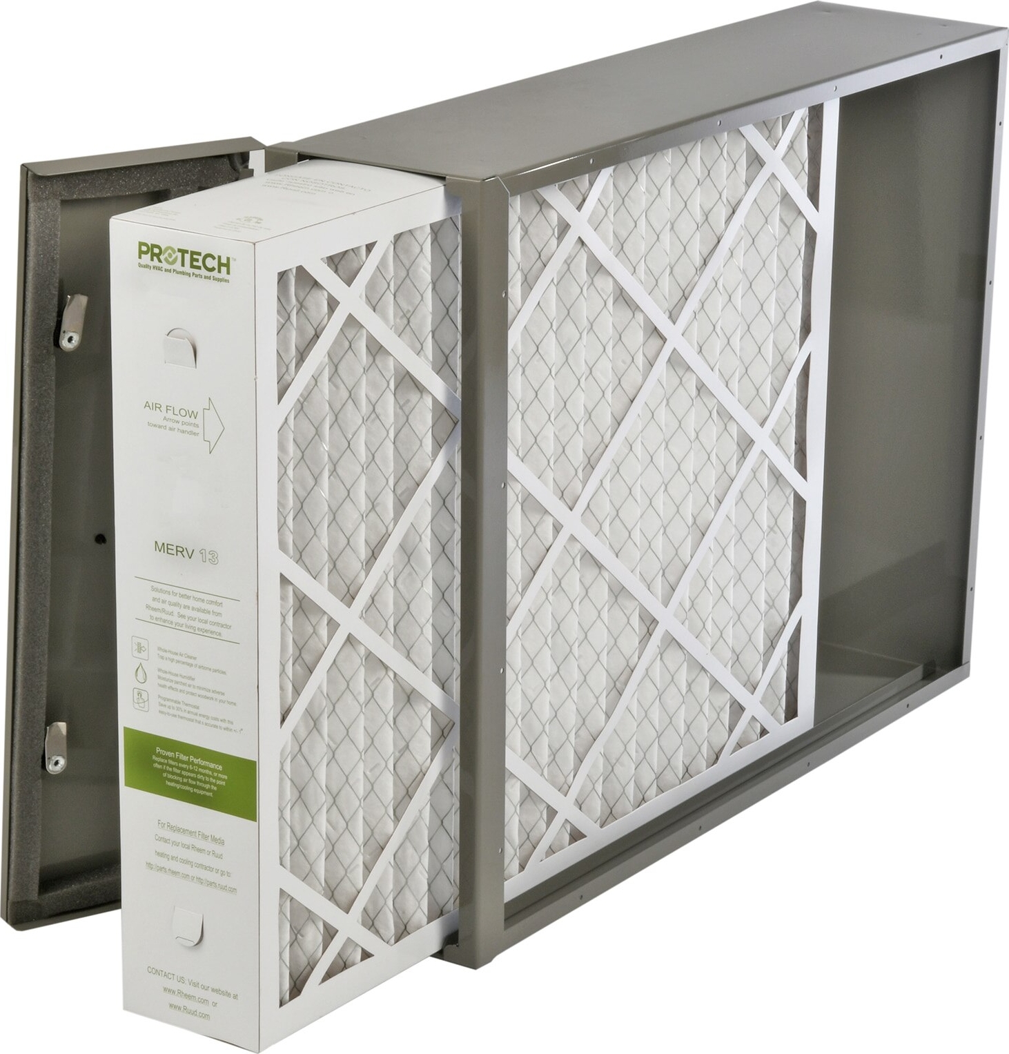 Rheem® RXGF-E24M13 ProTech 24.5 x 28 x 5 in Media Air Cleaner for Gas Furnace - MERV 13, 2,000 CFM