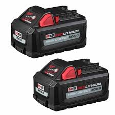 Milwaukee® 48-11-1862 M18 REDLITHIUM High Output XC6.0 Battery, 2 Pack