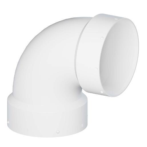 TIGRE 55540 1-1/2^ Hub PVC SCH 40 DWV Elb