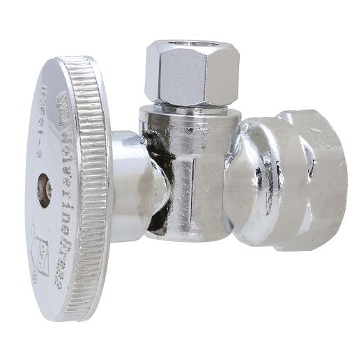 Wolverine Brass® 56301NL 1/4-TURN CH ANGLE STOP