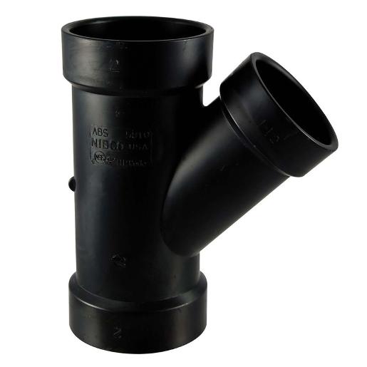NIBCO® 83555 2 HUB DWV 45? PIPE WYE