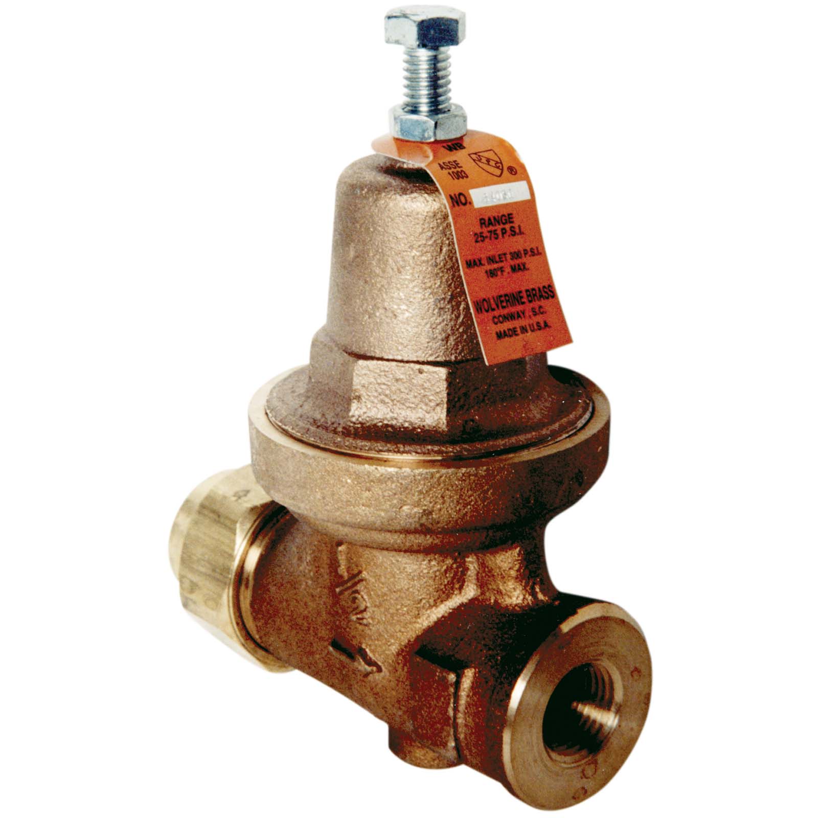 Wolverine Brass® 84050NL 1/2" FIP Bronze Pressure Reducing Valve