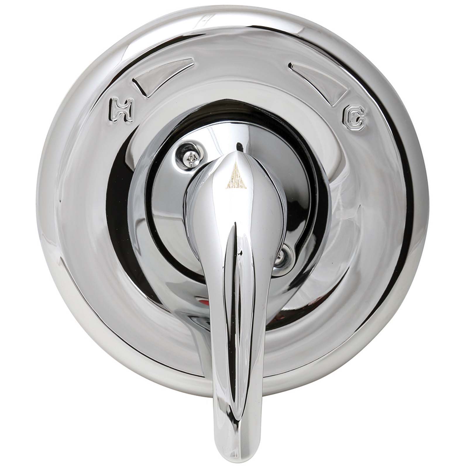 Wolverine Brass® 85673R Reverse Flow Handle and Escutcheon For Essence Tub and Shower Pressure Balance Valves, Chrome