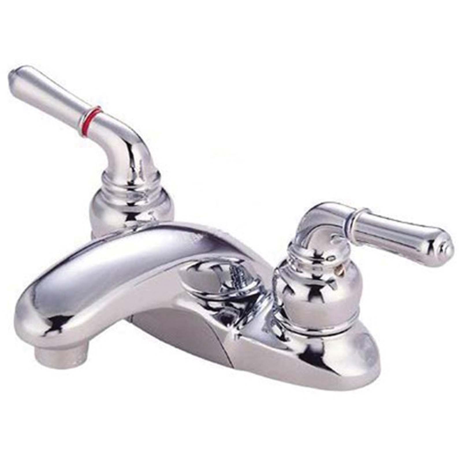 Kingston Brass 96507NL Magellan Two Handle Centerset Bathroom Faucet With Pop-up, Chrome