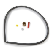 Aprilaire® 4335 Feed Tube With Compression Sleeve, Plastic, 22 In L X 11/64 In Id X 1/4 In Od